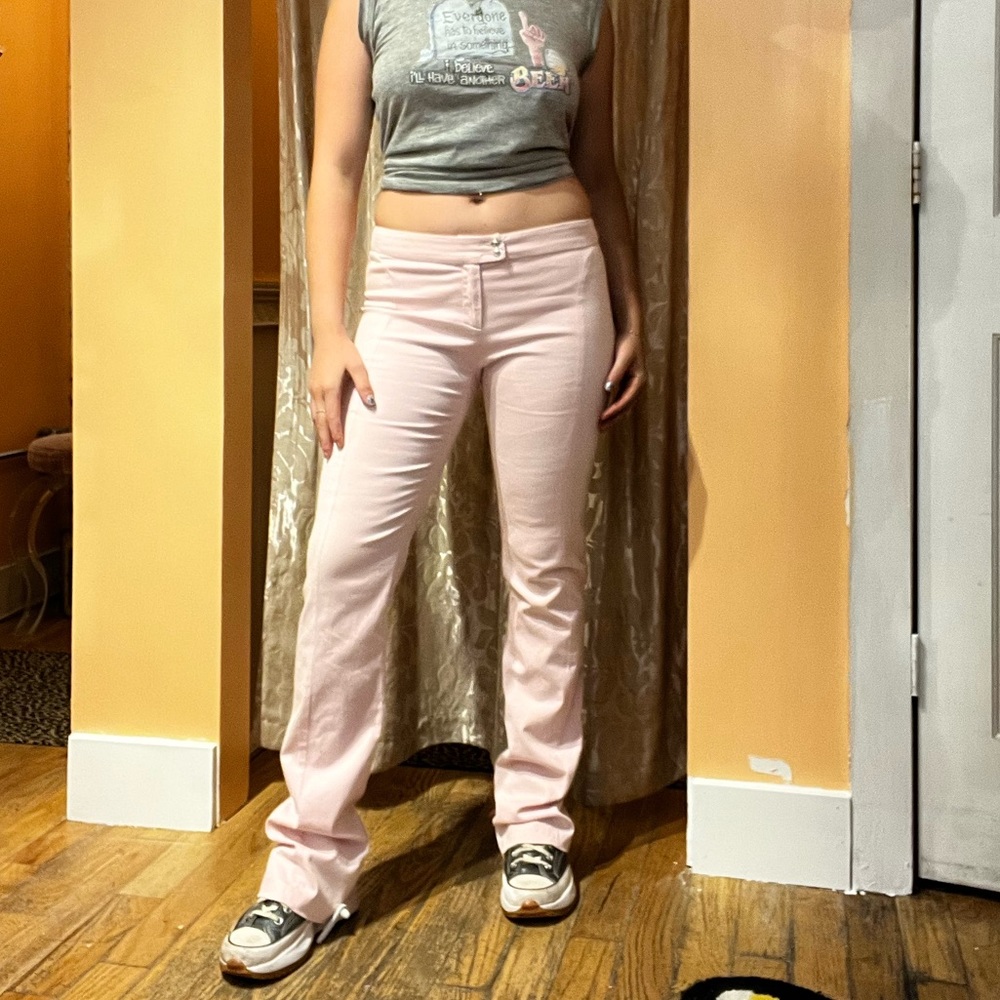 Vintage y2k Versace Jeans Couture lace up pants